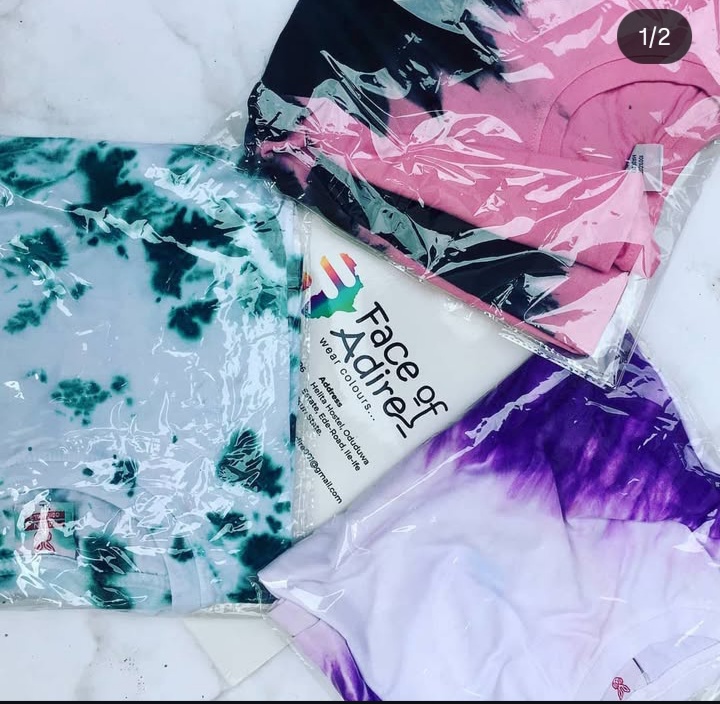 Face of Adire Packaged Tie-Dye Round Neck Collection